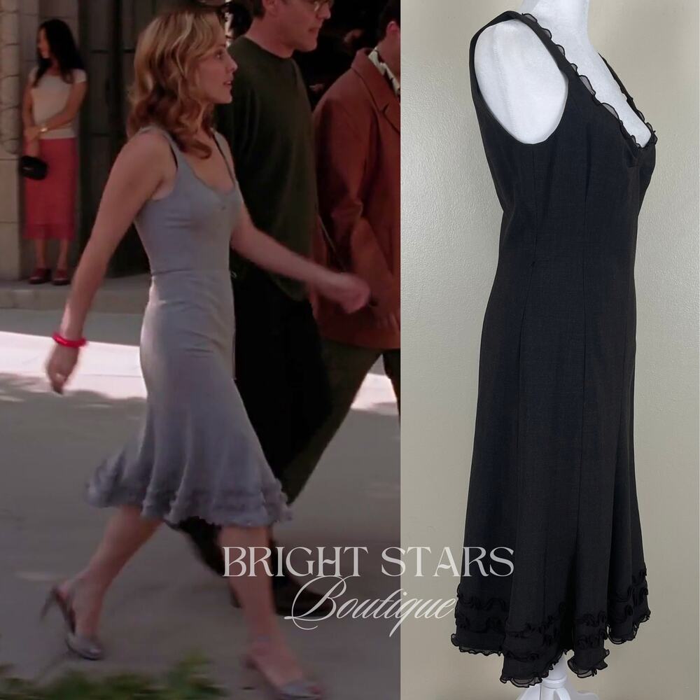 Extremely Rare Vintage Brown Dress ALT ASO Anya Buffy the Vampire Slayer Y2K - Picture 3 of 16